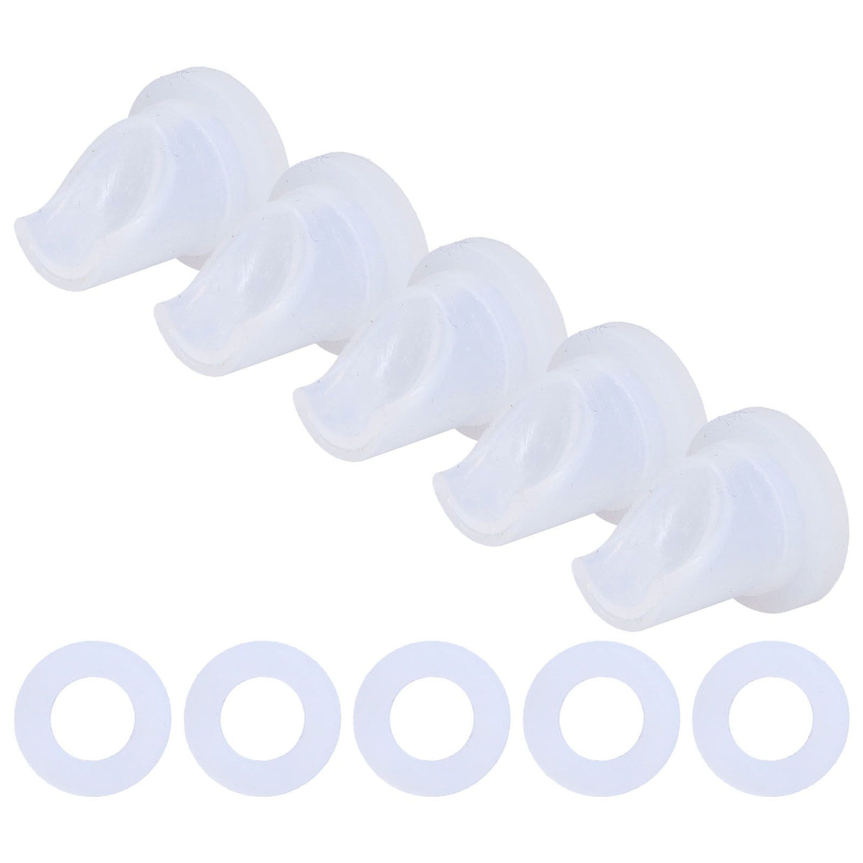 D Coupler Gas Check Valve Beer Line Washer Gasket No Leakage Odorless Beer Keg Coupler Accessories for Sankey Coupler