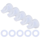 D Coupler Gas Check Valve Beer Line Washer Gasket No Leakage Odorless Beer Keg Coupler Accessories for Sankey Coupler - Side View