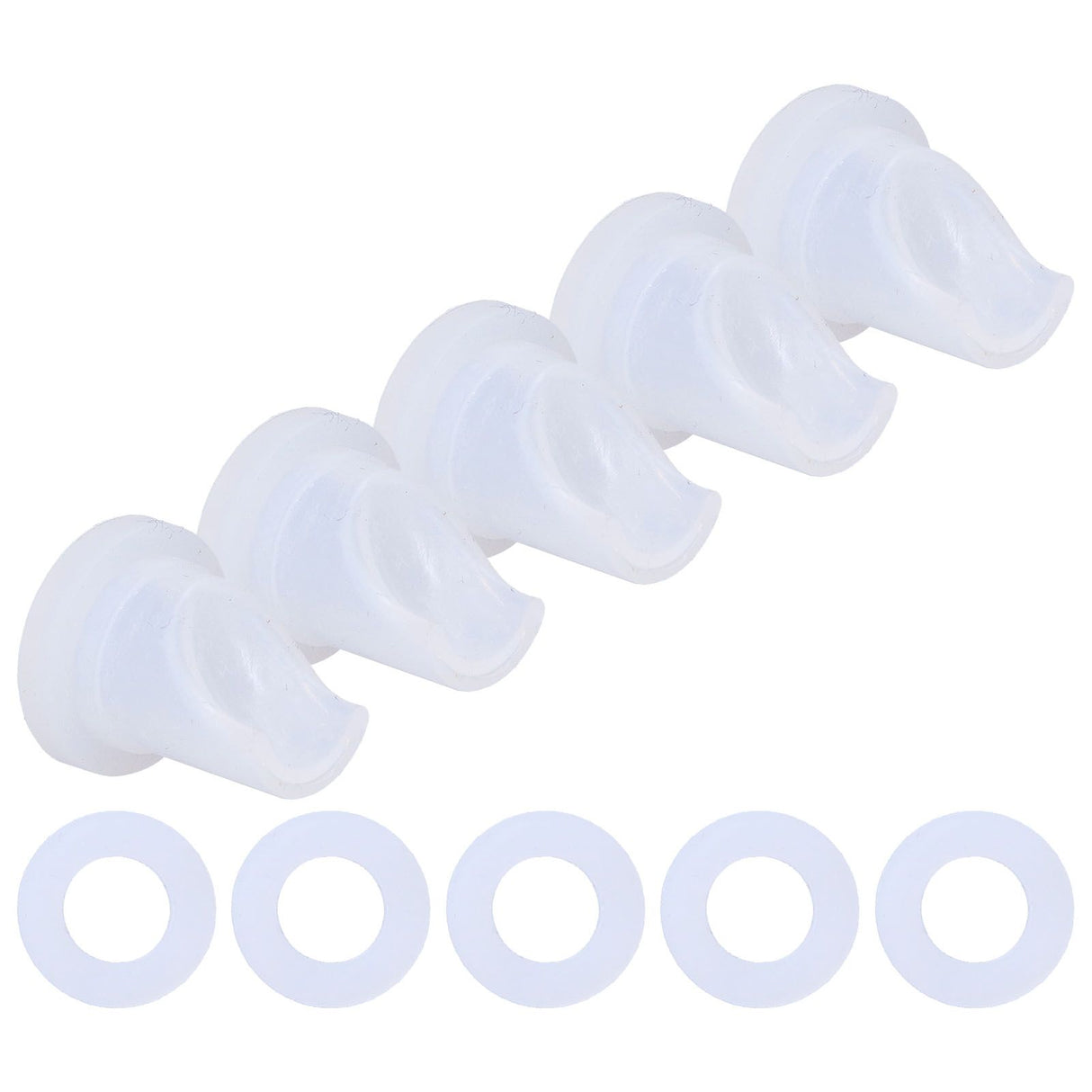 D Coupler Gas Check Valve Beer Line Washer Gasket No Leakage Odorless Beer Keg Coupler Accessories for Sankey Coupler