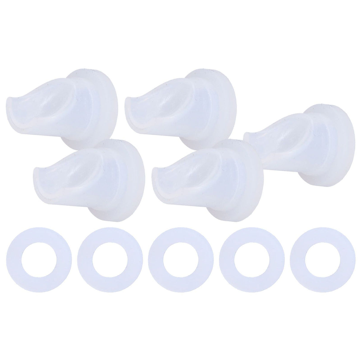 D Coupler Gas Check Valve Beer Line Washer Gasket No Leakage Odorless Beer Keg Coupler Accessories for Sankey Coupler