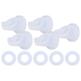 D Coupler Gas Check Valve Beer Line Washer Gasket No Leakage Odorless Beer Keg Coupler Accessories for Sankey Coupler - Close-Up Angle