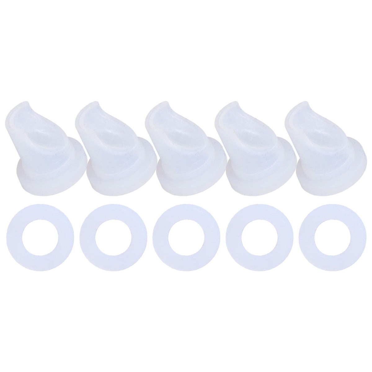 D Coupler Gas Check Valve Beer Line Washer Gasket No Leakage Odorless Beer Keg Coupler Accessories for Sankey Coupler
