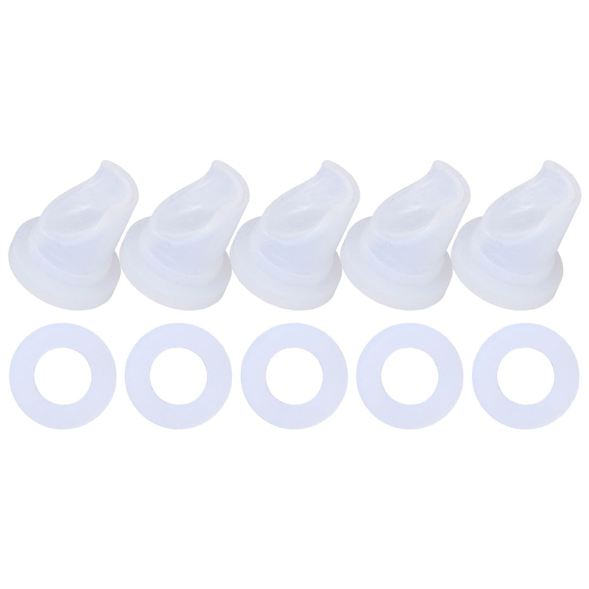 D Coupler Gas Check Valve Beer Line Washer Gasket No Leakage Odorless Beer Keg Coupler Accessories for Sankey Coupler