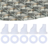 D Coupler Gas Check Valve Beer Line Washer Gasket No Leakage Odorless Beer Keg Coupler Accessories for Sankey Coupler - Extra Image