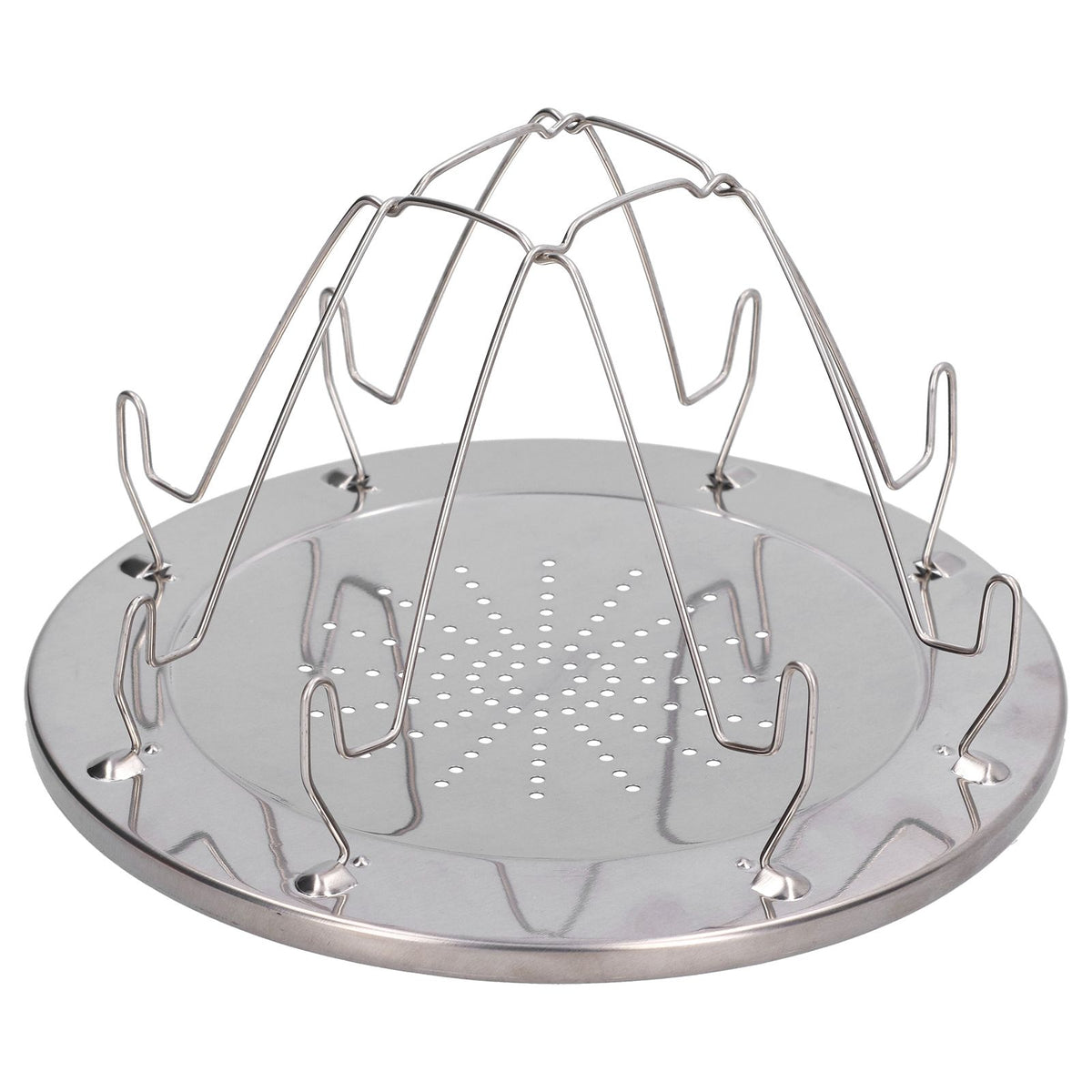Folding Camp Stove Toaster Stainless Steel Camping Toaster Rack Holder for BBQ Party Outdoor Picnic
