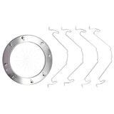 Folding Camp Stove Toaster Stainless Steel Camping Toaster Rack Holder for BBQ Party Outdoor Picnic - Rear View