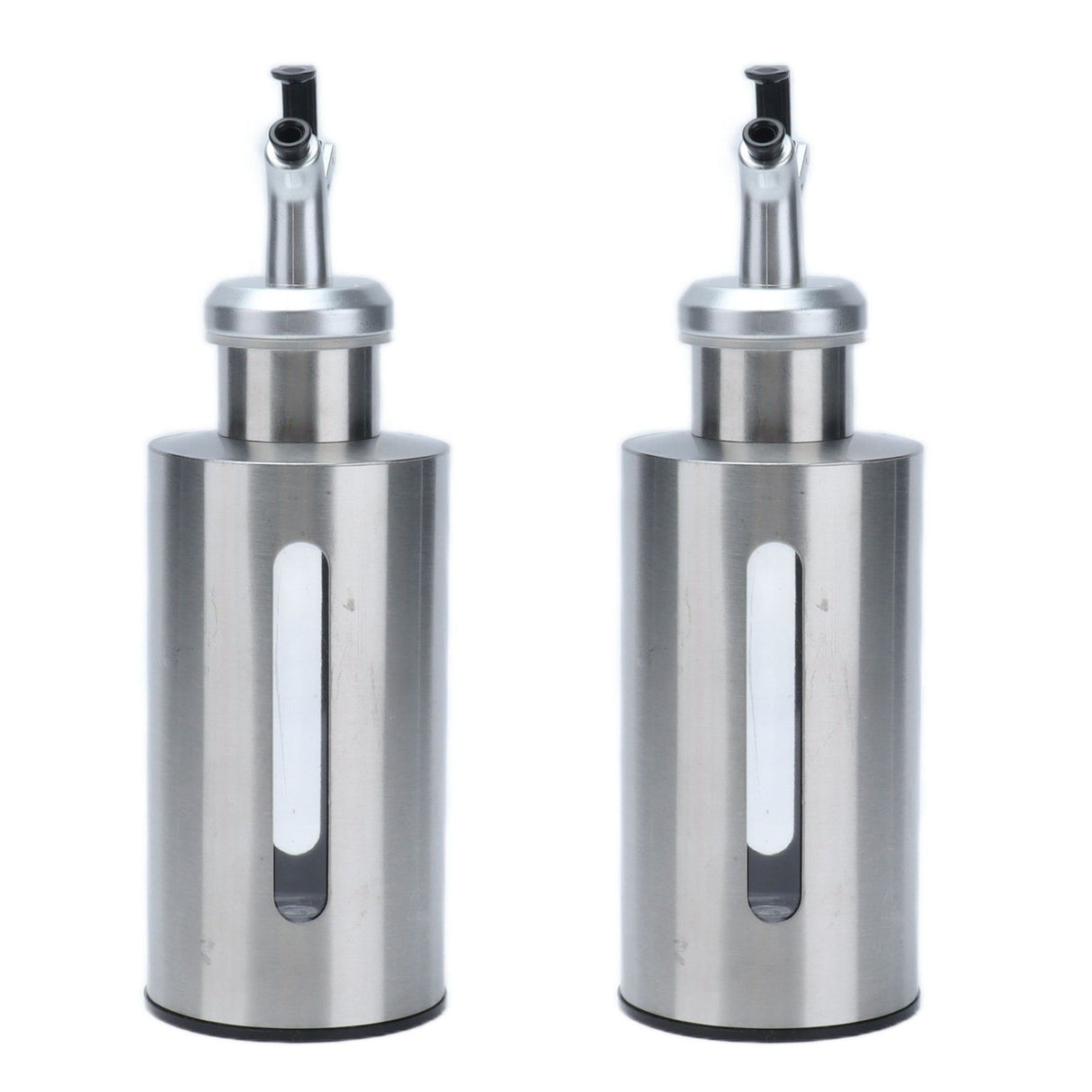 Oil Dispenser Bottle Stainless Steel Easy Refill and Cleaning Modern Olive Oil Dispenser for Vinegar Sauce190ML