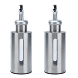 Oil Dispenser Bottle Stainless Steel Easy Refill and Cleaning Modern Olive Oil Dispenser for Vinegar Sauce190ML