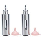 Oil Dispenser Bottle Stainless Steel Easy Refill and Cleaning Modern Olive Oil Dispenser for Vinegar Sauce290ML
