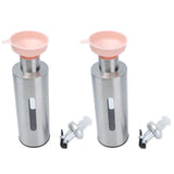 Oil Dispenser Bottle Stainless Steel Easy Refill and Cleaning Modern Olive Oil Dispenser for Vinegar Sauce290ML