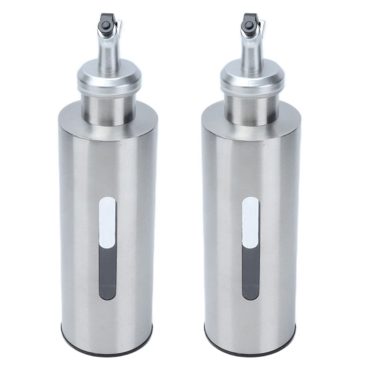 Oil Dispenser Bottle Stainless Steel Easy Refill and Cleaning Modern Olive Oil Dispenser for Vinegar Sauce290ML