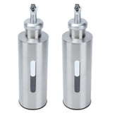 Oil Dispenser Bottle Stainless Steel Easy Refill and Cleaning Modern Olive Oil Dispenser for Vinegar Sauce290ML