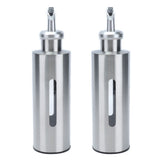 Oil Dispenser Bottle Stainless Steel Easy Refill and Cleaning Modern Olive Oil Dispenser for Vinegar Sauce290ML