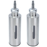 Oil Dispenser Bottle Stainless Steel Easy Refill and Cleaning Modern Olive Oil Dispenser for Vinegar Sauce290ML