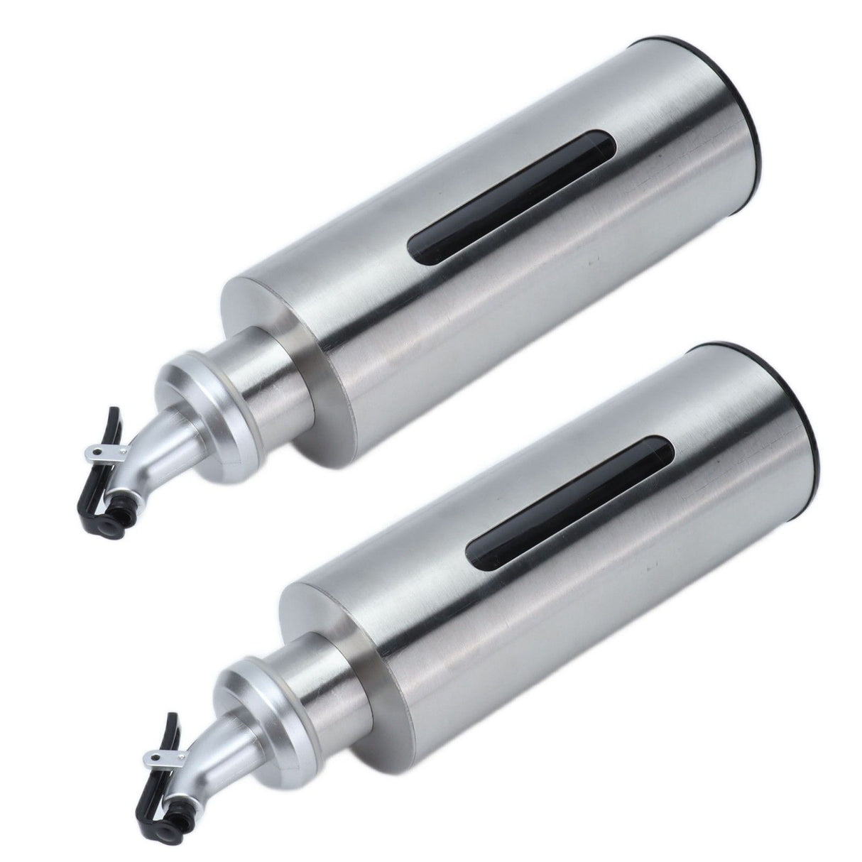 Oil Dispenser Bottle Stainless Steel Easy Refill and Cleaning Modern Olive Oil Dispenser for Vinegar Sauce290ML