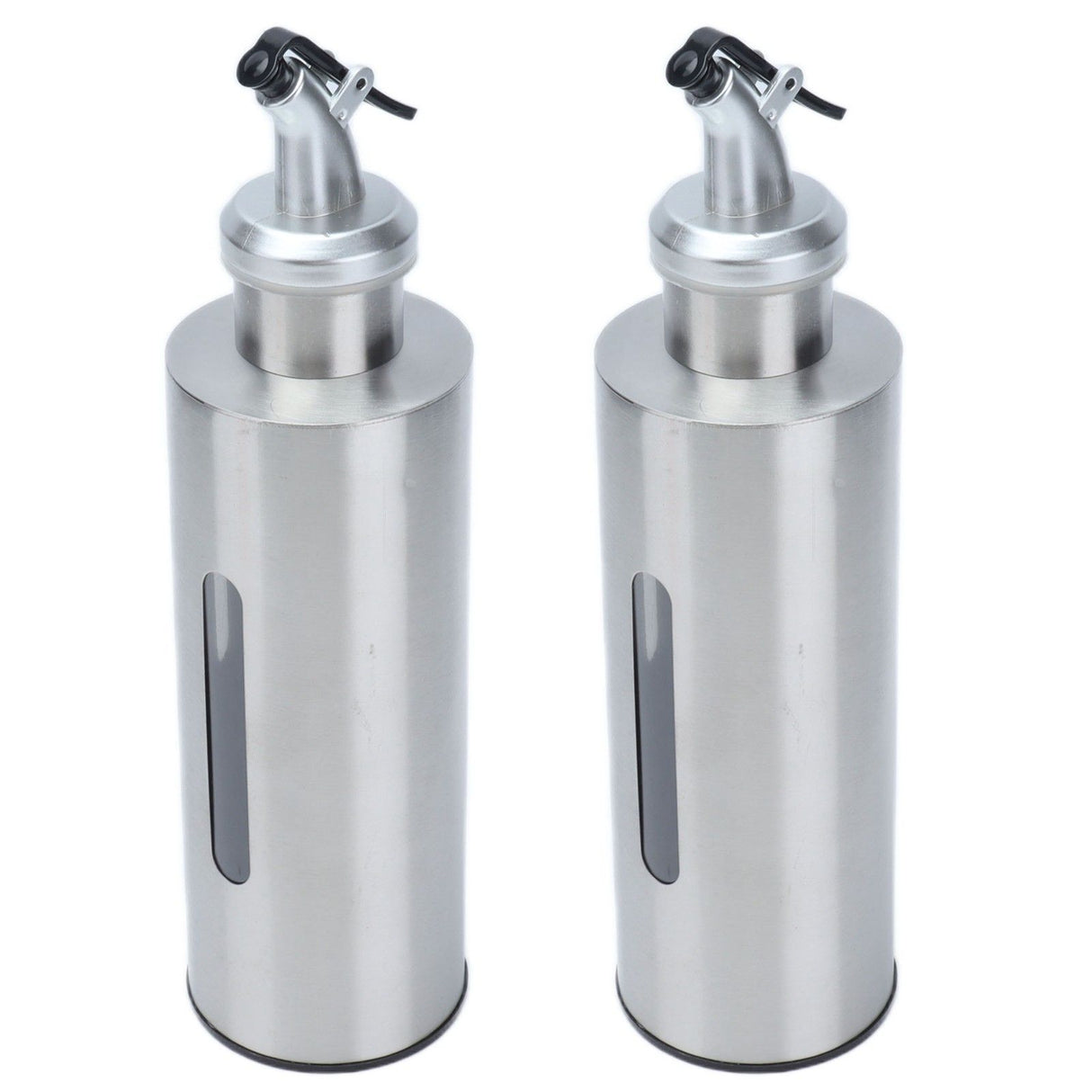 Oil Dispenser Bottle Stainless Steel Easy Refill and Cleaning Modern Olive Oil Dispenser for Vinegar Sauce290ML