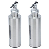 Oil Dispenser Bottle Stainless Steel Easy Refill and Cleaning Modern Olive Oil Dispenser for Vinegar Sauce290ML - Extra Image