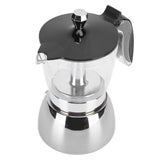 6 Cups Stainless Steel Coffee Pot Italian Octagonal Household Brewing Coffee Moka Pot - Extra Image