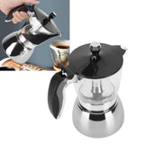 6 Cups Stainless Steel Coffee Pot Italian Octagonal Household Brewing Coffee Moka Pot - Extra Image
