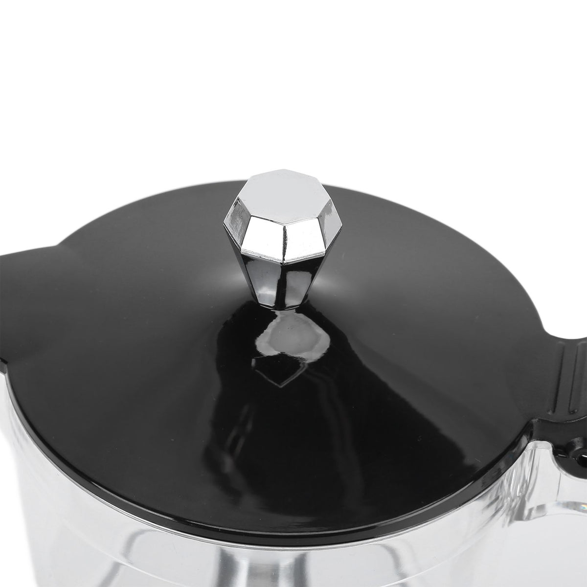 6 Cups Stainless Steel Coffee Pot Italian Octagonal Household Brewing Coffee Moka Pot