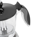 6 Cups Stainless Steel Coffee Pot Italian Octagonal Household Brewing Coffee Moka Pot