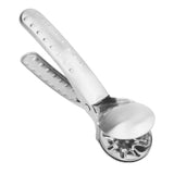 Stainless Steel Nutcracker Chestnut Clip Metal Multifunctional Nut Opener Plier for KitchenSilver - Rear View