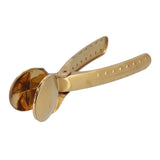 Stainless Steel Nutcracker Chestnut Clip Metal Multifunctional Nut Opener Plier for KitchenGold
