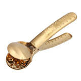 Stainless Steel Nutcracker Chestnut Clip Metal Multifunctional Nut Opener Plier for KitchenGold