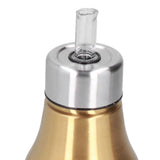 Stainless Steel Olive Oil Dispenser 500ML Leak Proof Dust Proof Kitchen Olive Oil DecanterGold - Extra Image