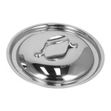 Sauce Pan 304 Stainless Steel Anti Slip Multipurpose Thicken Milk Pot with Lid for KitchenNatural Color