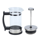 350ml Hand Brewing Coffee Press Pot Heat Resistant Coffee Tea Maker Pot Kettle for Home Office - Top-Down View