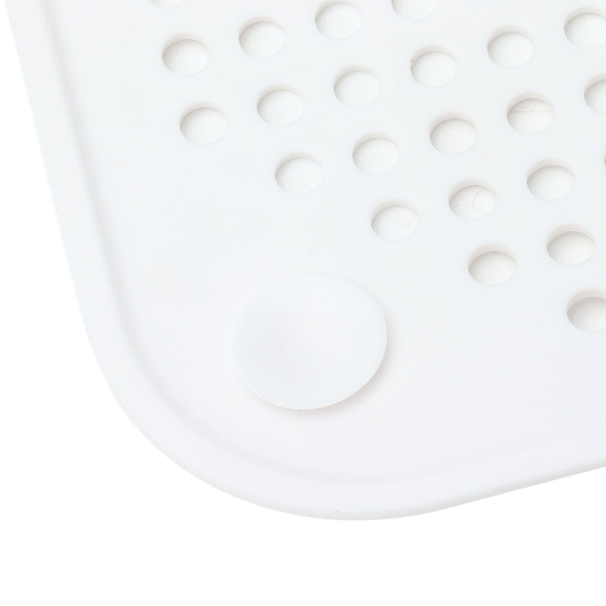 4 Pcs Drain Hair Catcher Square TPR Shower Hair Stopper with Suction Cup for Bathroom Bathtub Kitchen Grey and White
