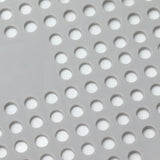 4 Pcs Drain Hair Catcher Square TPR Shower Hair Stopper with Suction Cup for Bathroom Bathtub Kitchen Grey and White - Extra Image