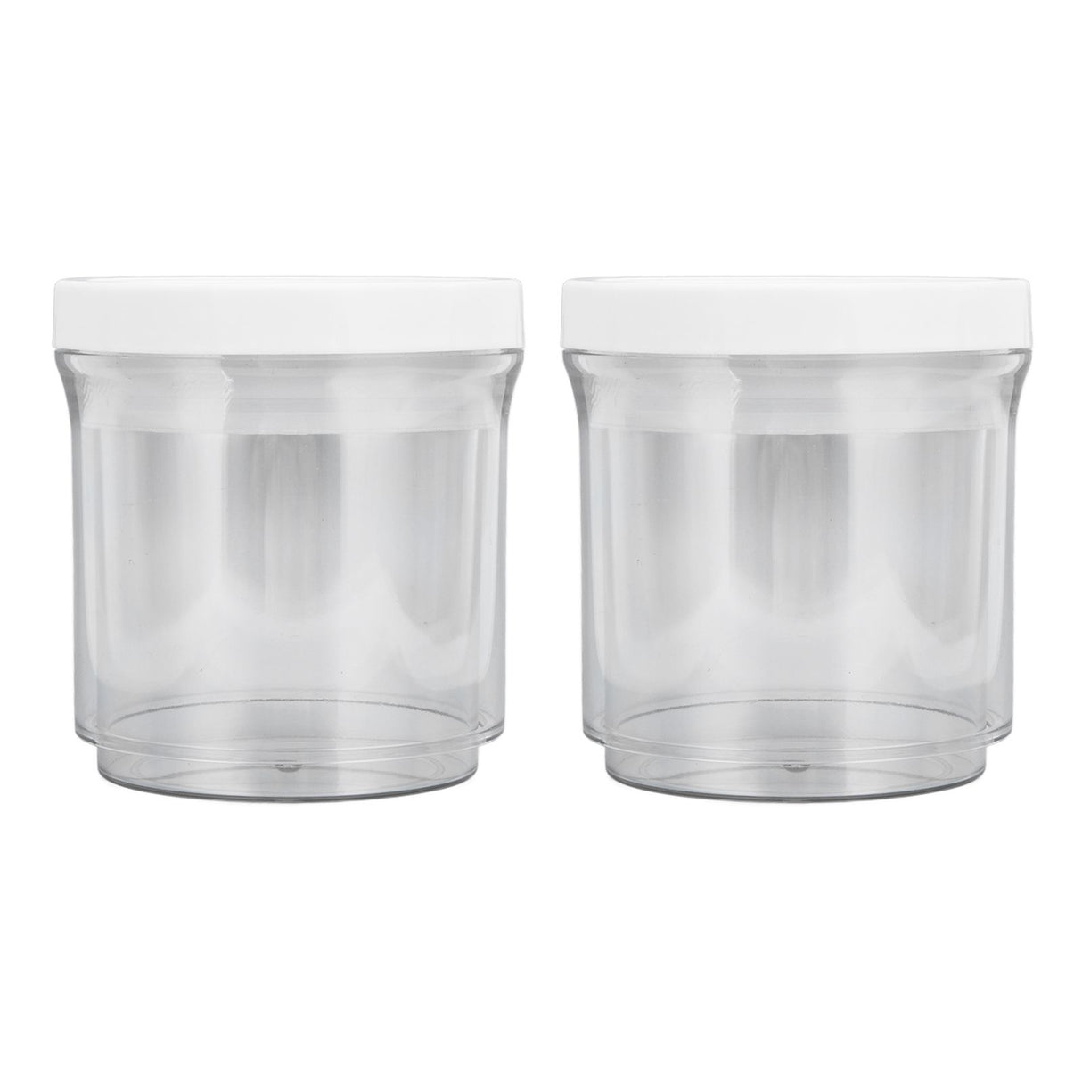 2Pcs Vacuum Container Push Type Retractable Adjustable Food Storage Box with Cover for Kitchen Home