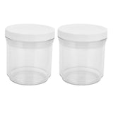 2Pcs Vacuum Container Push Type Retractable Adjustable Food Storage Box with Cover for Kitchen Home