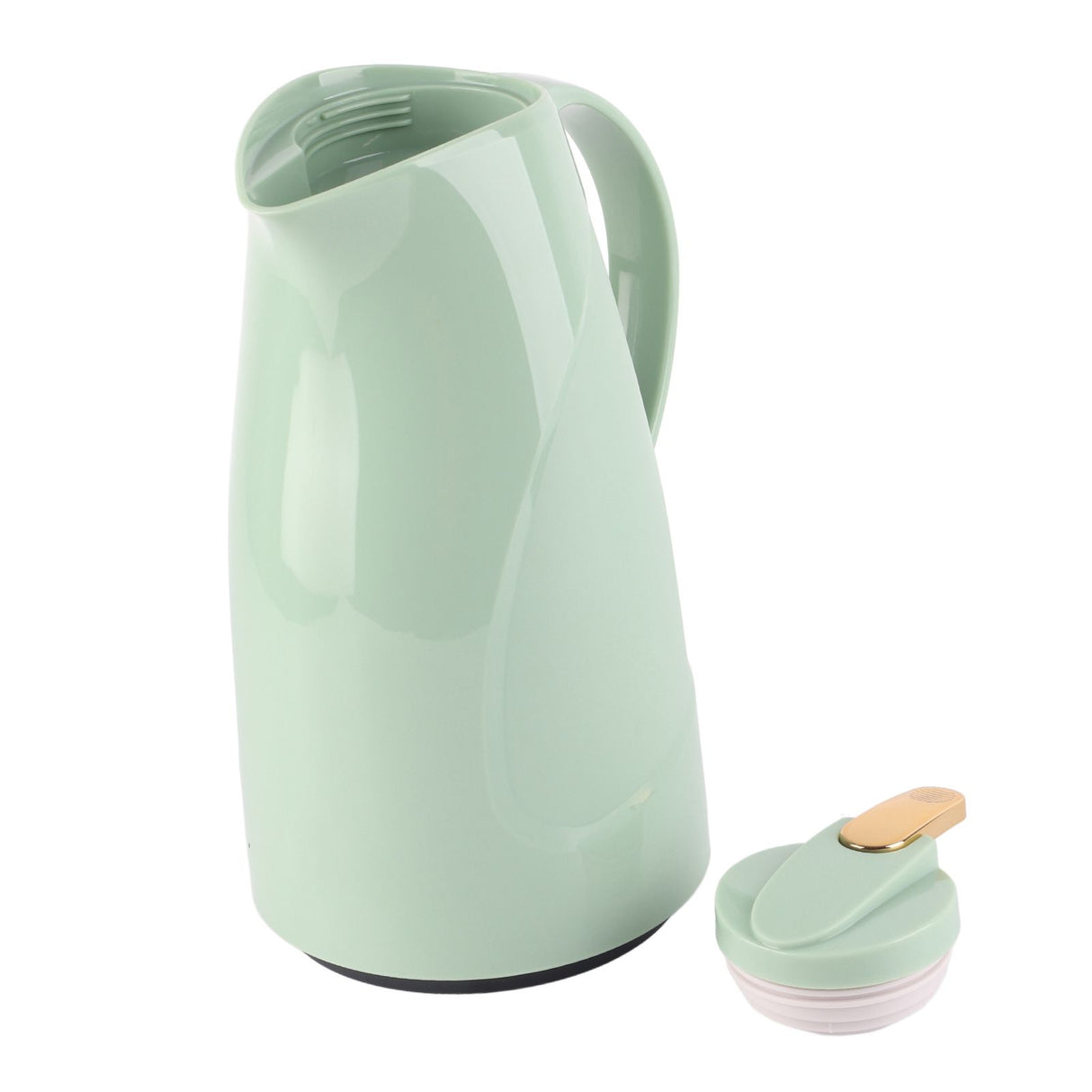 1.6L Coffee Insulation Pot with Glass Liner Leaking Proof Coffee Kettle for Home Office Restaurant Party