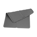 Dish Drying Mat Multiple Usage Silicone Kitchen Dish Draining Pad for Kitchen Counter - Front View