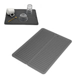Dish Drying Mat Multiple Usage Silicone Kitchen Dish Draining Pad for Kitchen Counter - Extra Image