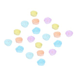 20Pcs Cupcake Baking Mould Silicone Muffin Cups Cupcake Moulds Jelly Pudding MoldRose Set - Front View