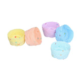 20Pcs Cupcake Baking Mould Silicone Muffin Cups Cupcake Moulds Jelly Pudding MoldRose Set - Side View