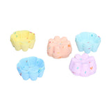20Pcs Cupcake Baking Mould Silicone Muffin Cups Cupcake Moulds Jelly Pudding Mold7 Petal Flower Set