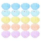 20Pcs Small Cake Cup Baking Mold Reusable Easy Clean Silicone Mini Cupcake Holders10 Petal Flower Set