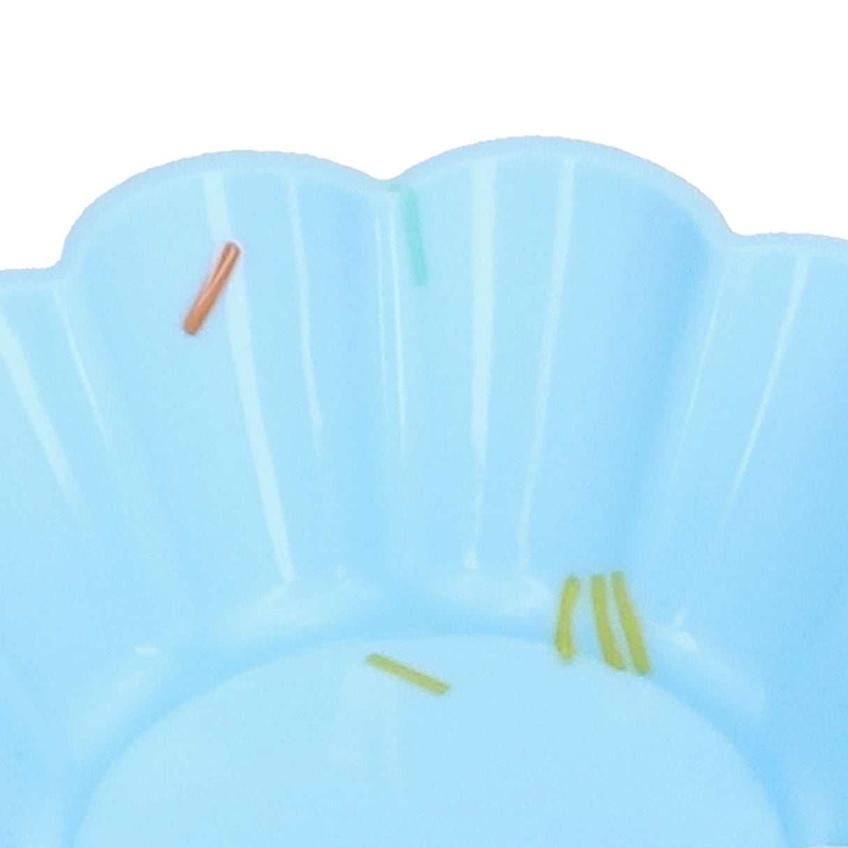 20Pcs Small Cake Cup Baking Mold Reusable Easy Clean Silicone Mini Cupcake Holders10 Petal Flower Set