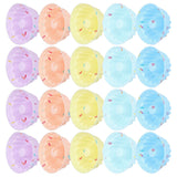 20Pcs Small Cake Cup Baking Mold Reusable Easy Clean Silicone Mini Cupcake HoldersThread Set