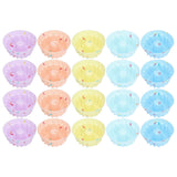 20Pcs Small Cake Cup Baking Mold Reusable Easy Clean Silicone Mini Cupcake HoldersThread Set