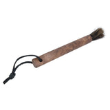 Coffee Grinder Cleaning Brush Wood Handle Natural Bristles Coffee Grinder Brush for Home Kitchen