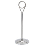 Table Number Holder Stainless Steel Round Shaped Stable Picture Holder Stand for Hotel Restaurant Home
