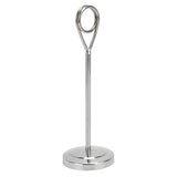 Table Number Holder Stainless Steel Round Shaped Stable Picture Holder Stand for Hotel Restaurant Home