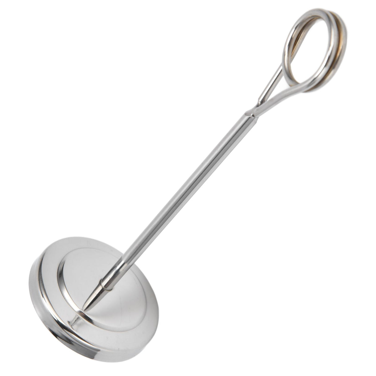 Table Number Holder Stainless Steel Round Shaped Stable Picture Holder Stand for Hotel Restaurant Home