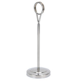 Table Number Holder Stainless Steel Round Shaped Stable Picture Holder Stand for Hotel Restaurant Home
